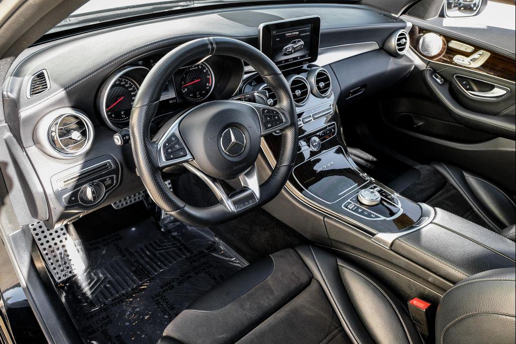 used 2017 Mercedes-Benz AMG C 63 car, priced at $39,995