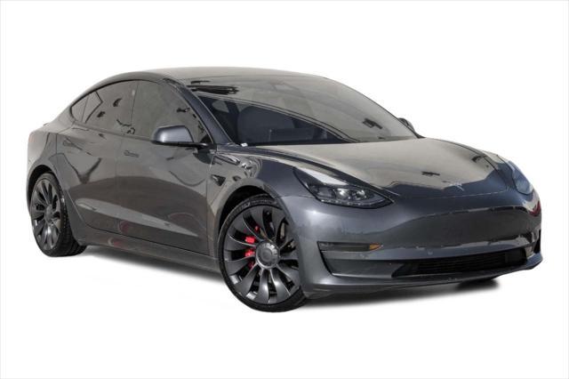 used 2021 Tesla Model 3 car, priced at $27,499