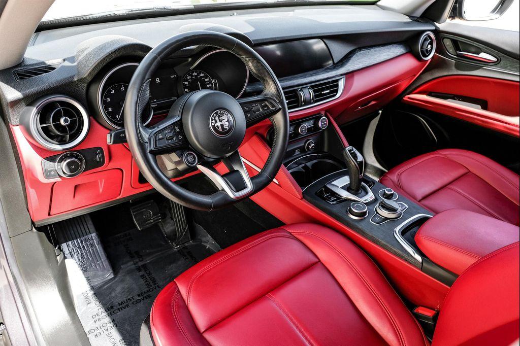used 2021 Alfa Romeo Stelvio car, priced at $18,995