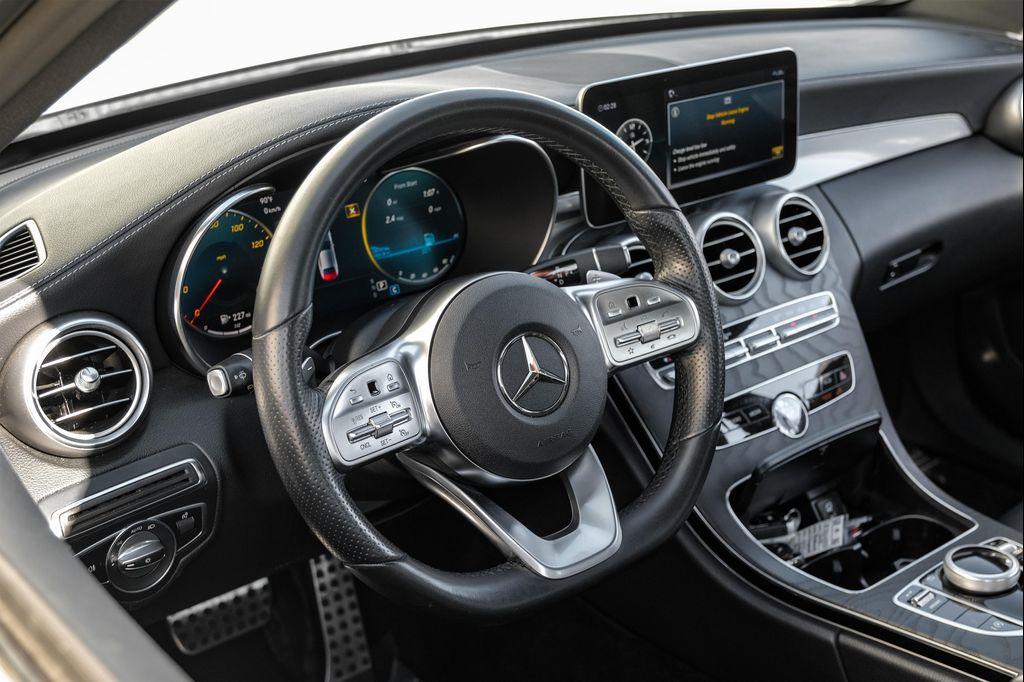 used 2021 Mercedes-Benz C-Class car, priced at $23,995