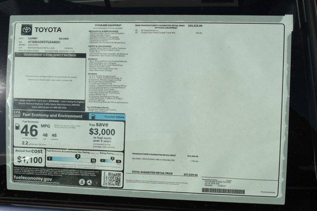 new 2026 Toyota Camry car, priced at $35,441