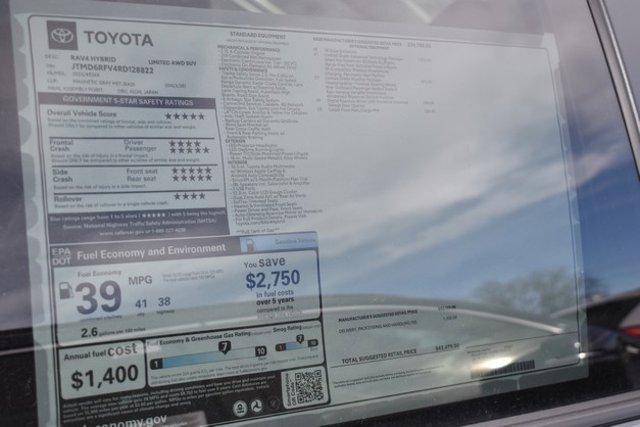 new 2024 Toyota RAV4 Hybrid car, priced at $42,732