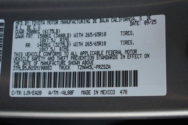 new 2025 Toyota Tacoma car, priced at $50,111