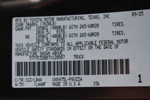 new 2026 Toyota Tundra Hybrid car, priced at $76,341