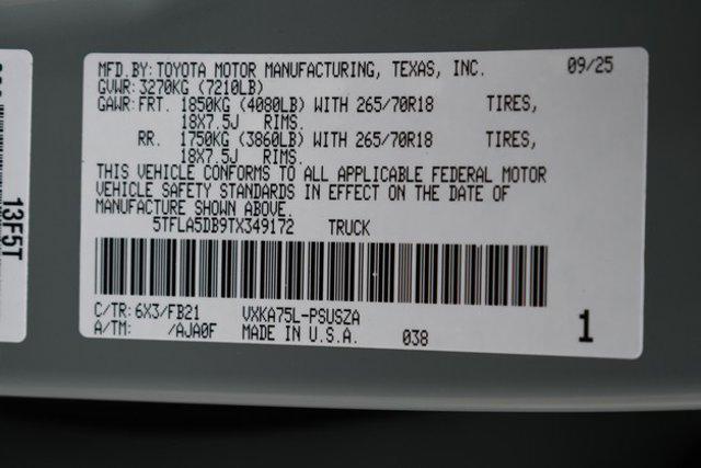 new 2026 Toyota Tundra car, priced at $54,751