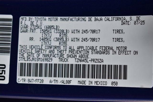 new 2025 Toyota Tacoma car, priced at $40,261