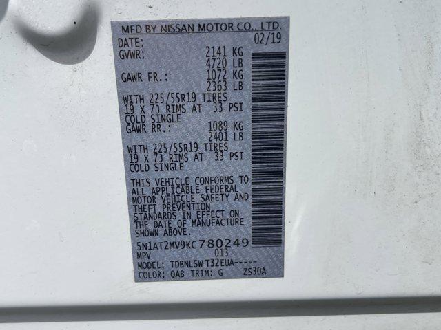used 2019 Nissan Rogue car, priced at $19,999
