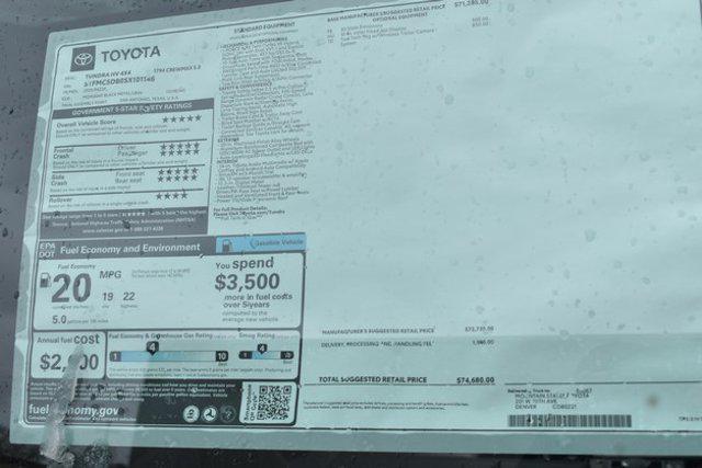 new 2025 Toyota Tundra Hybrid car, priced at $71,771