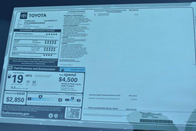 new 2024 Toyota Tundra car, priced at $49,732