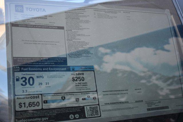 new 2026 Toyota Corolla Cross car, priced at $33,021