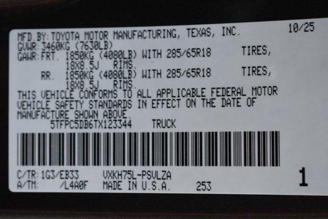 new 2026 Toyota Tundra Hybrid car, priced at $74,651