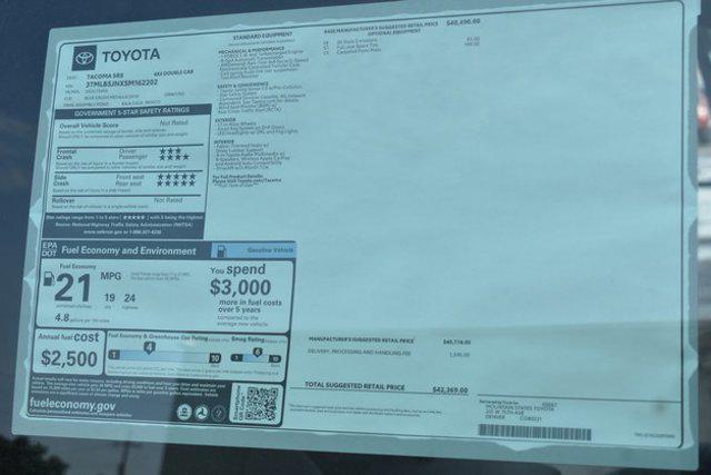 new 2025 Toyota Tacoma car, priced at $40,262