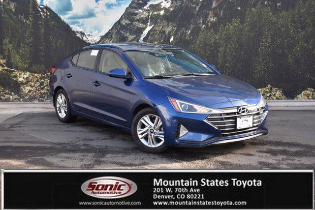 used 2019 Hyundai Elantra car, priced at $12,498