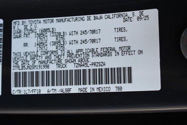 new 2025 Toyota Tacoma car, priced at $40,781