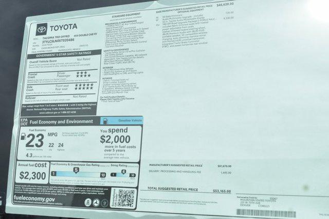 new 2025 Toyota Tacoma car, priced at $53,161