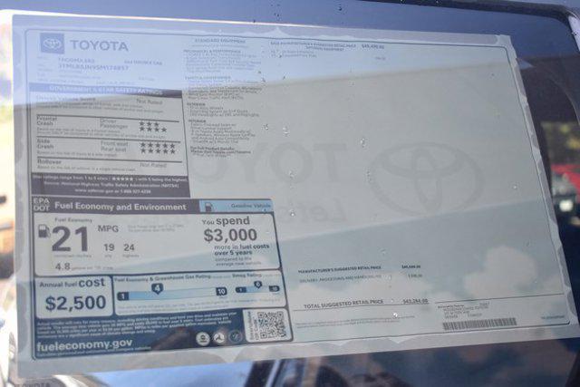 new 2025 Toyota Tacoma car, priced at $40,181