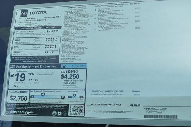 new 2025 Toyota Tundra car, priced at $61,351