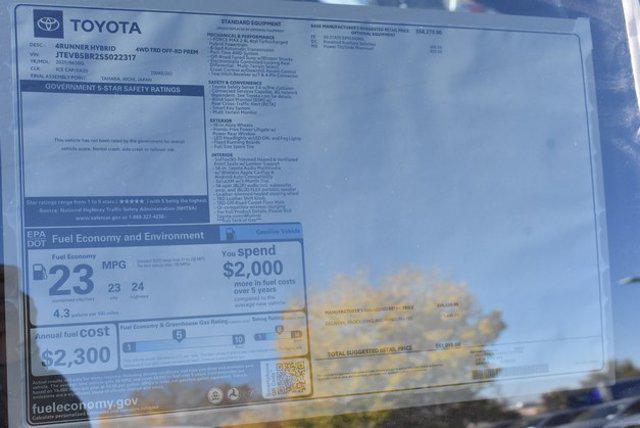 new 2025 Toyota 4Runner car, priced at $60,021