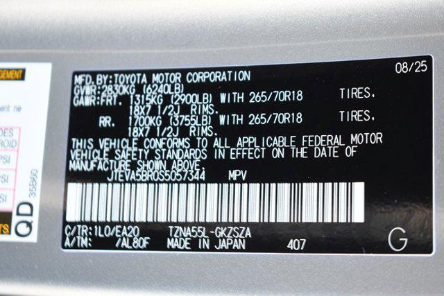 new 2025 Toyota 4Runner car, priced at $55,971