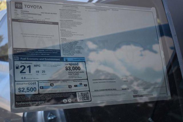 new 2025 Toyota 4Runner car, priced at $55,971