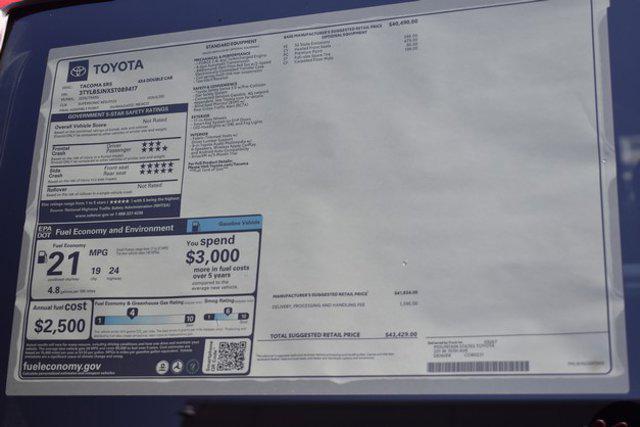 new 2025 Toyota Tacoma car, priced at $41,201