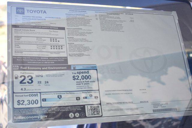 new 2025 Toyota Tacoma car, priced at $51,471