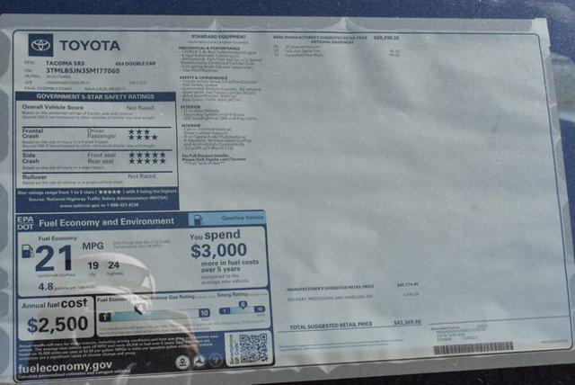 new 2025 Toyota Tacoma car, priced at $40,261