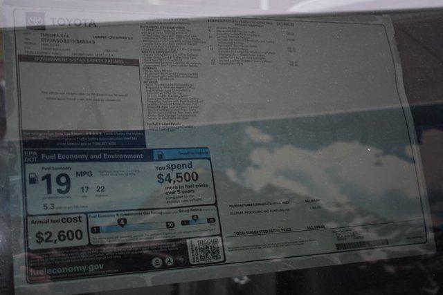 new 2026 Toyota Tundra car, priced at $59,761