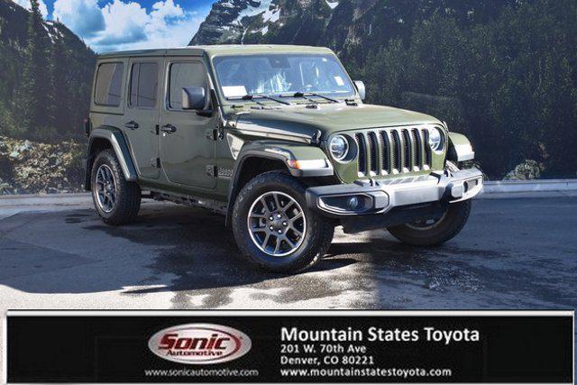 used 2021 Jeep Wrangler Unlimited car, priced at $26,798