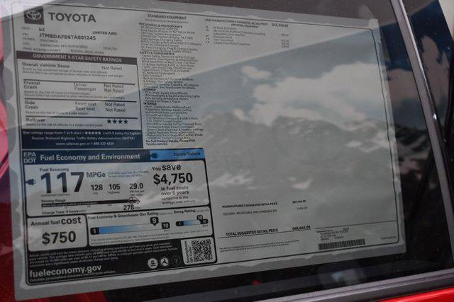 new 2026 Toyota bZ car, priced at $48,641