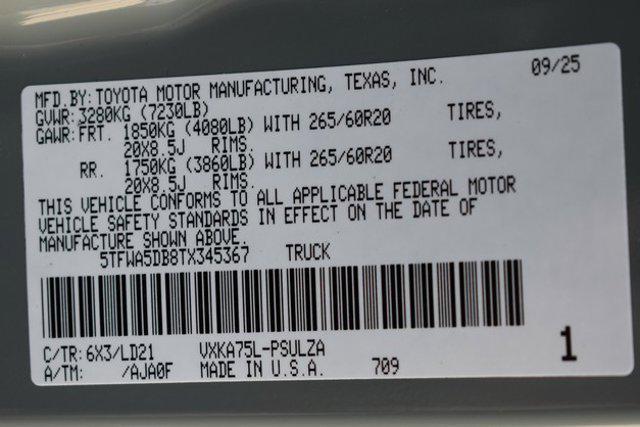 new 2026 Toyota Tundra car, priced at $62,601