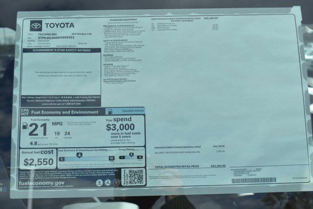 new 2024 Toyota Tacoma car, priced at $42,192