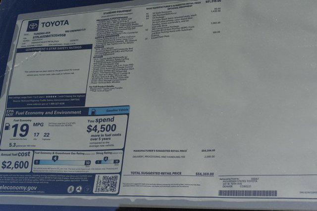 new 2026 Toyota Tundra car, priced at $53,841