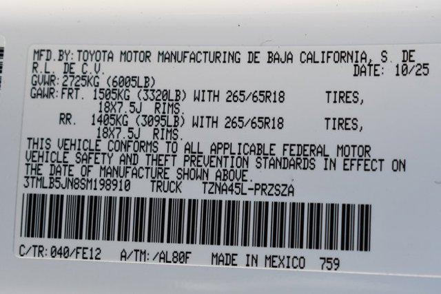 new 2025 Toyota Tacoma car, priced at $42,931