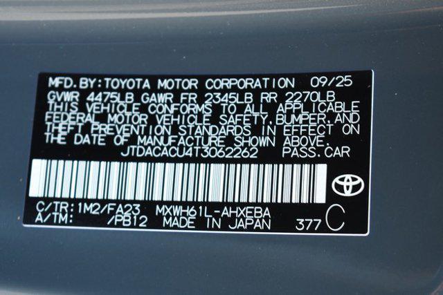 new 2026 Toyota Prius Plug-In Hybrid car, priced at $34,681