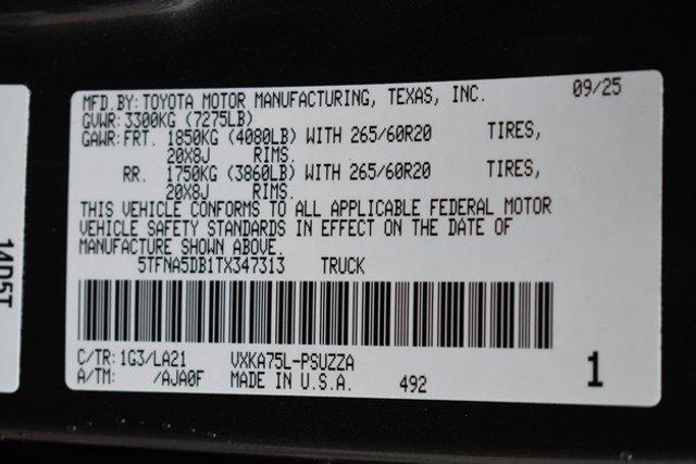new 2026 Toyota Tundra car, priced at $67,691