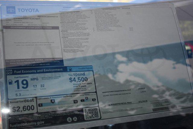 new 2026 Toyota Tundra car, priced at $69,331