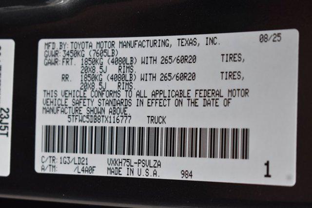 new 2026 Toyota Tundra Hybrid car, priced at $66,171