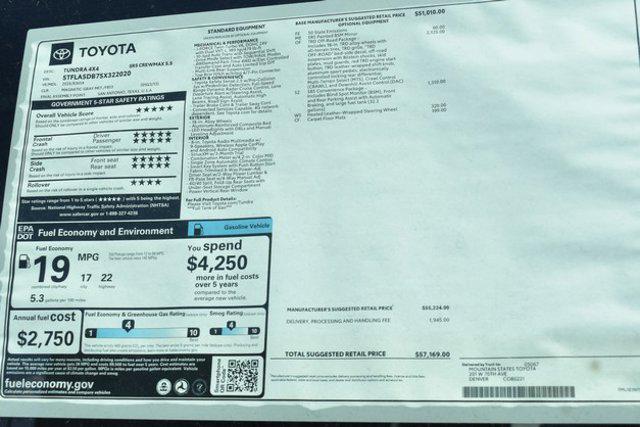 new 2025 Toyota Tundra car, priced at $54,021