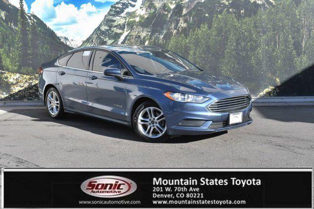used 2018 Ford Fusion Hybrid car, priced at $8,489