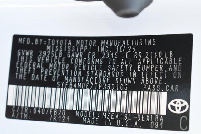 new 2026 Toyota Corolla car, priced at $23,511