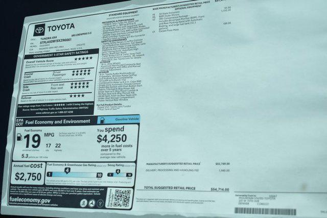 new 2025 Toyota Tundra car, priced at $52,831