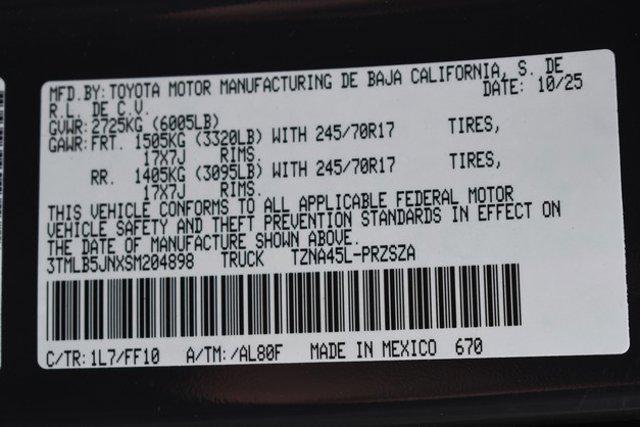 new 2025 Toyota Tacoma car, priced at $43,491