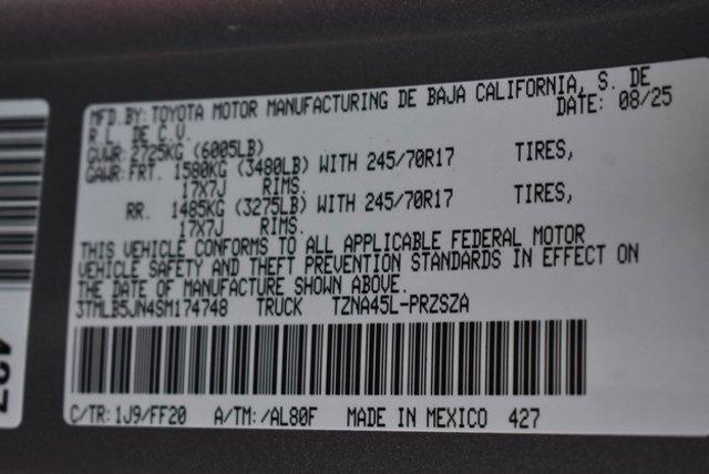 new 2025 Toyota Tacoma car, priced at $43,891