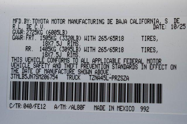 new 2025 Toyota Tacoma car, priced at $42,931