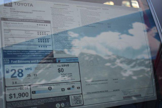 new 2025 Toyota RAV4 car, priced at $41,561