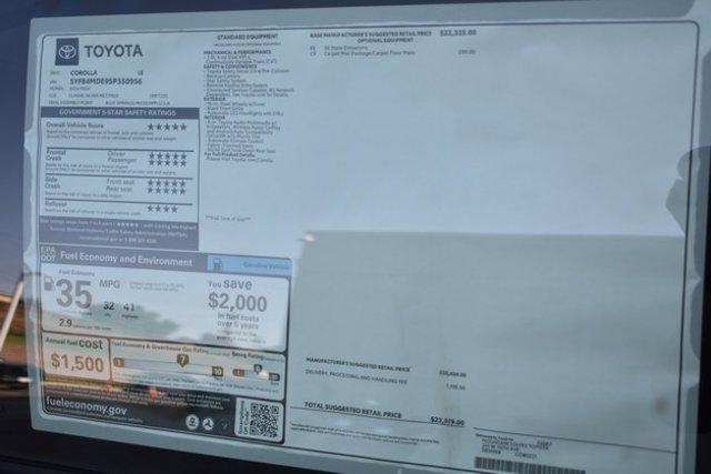 new 2025 Toyota Corolla car, priced at $23,111