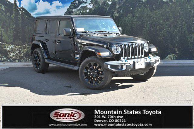 used 2022 Jeep Wrangler Unlimited 4xe car, priced at $28,998
