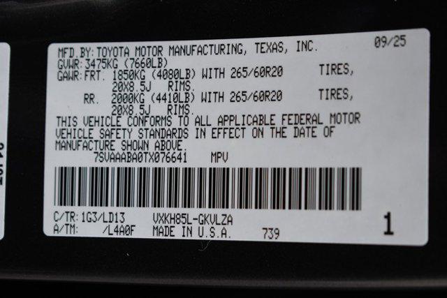 new 2026 Toyota Sequoia car, priced at $80,781
