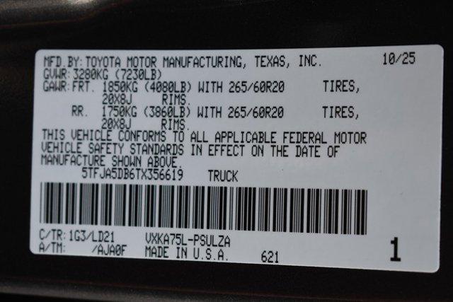 new 2026 Toyota Tundra car, priced at $59,761